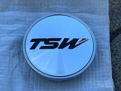 TSW WHEEL CENTER CAP MACHINED FINISH C-370-2 2 15/16'' DIAMETER NEW