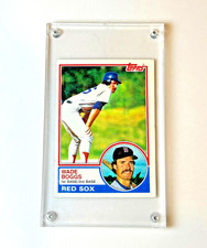 1983 TOPPS #498 WADE BOGGS BOSTON RED SOX BASEBALL CARD SPORTS