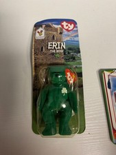 Ty Erin The Bear Plush Figure - Green Clover Edition