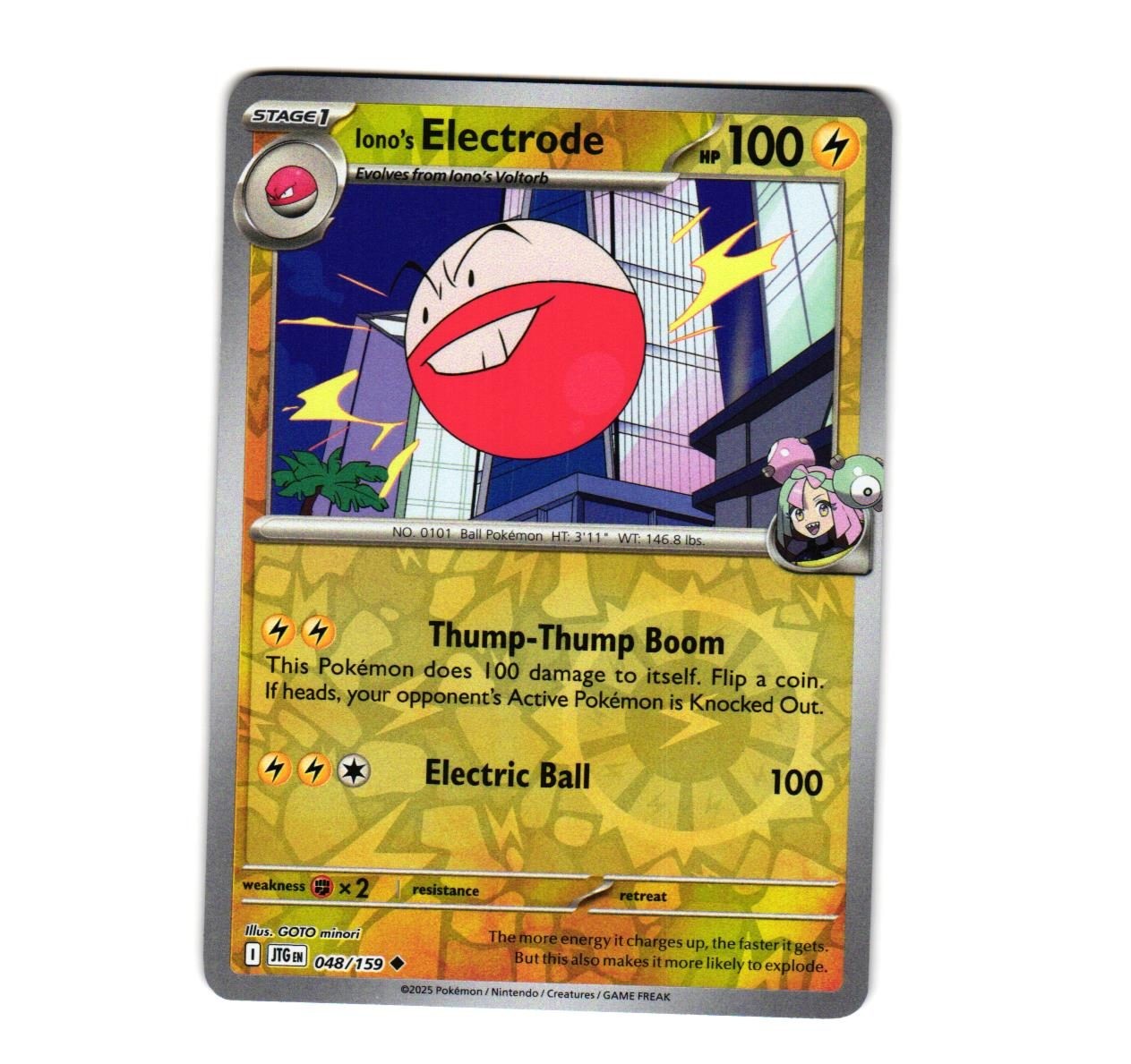 Iono's Electrode Journey Together 048/159 Reverse Holofoil NM-LP