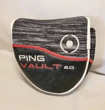Ping Vault 2.0 Mallet Style Putter Head Cover- New - Magnetic Closure