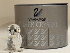 Swarovski Crystal Owlet 7636000001 188386. Retired 2000. MIB+COA