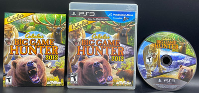 Cabela's Big Game Hunter 2012 (Sony PlayStation 3, 2011) Complete with Manual