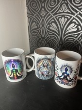 3 x 20 oz Ceramic Mug Spiritual Coffee Mug