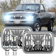 NEW 7x6" 5x7" LED Headlight Kit Hi/Lo Beam For Nissan Pickup Hardbody 240SX D21