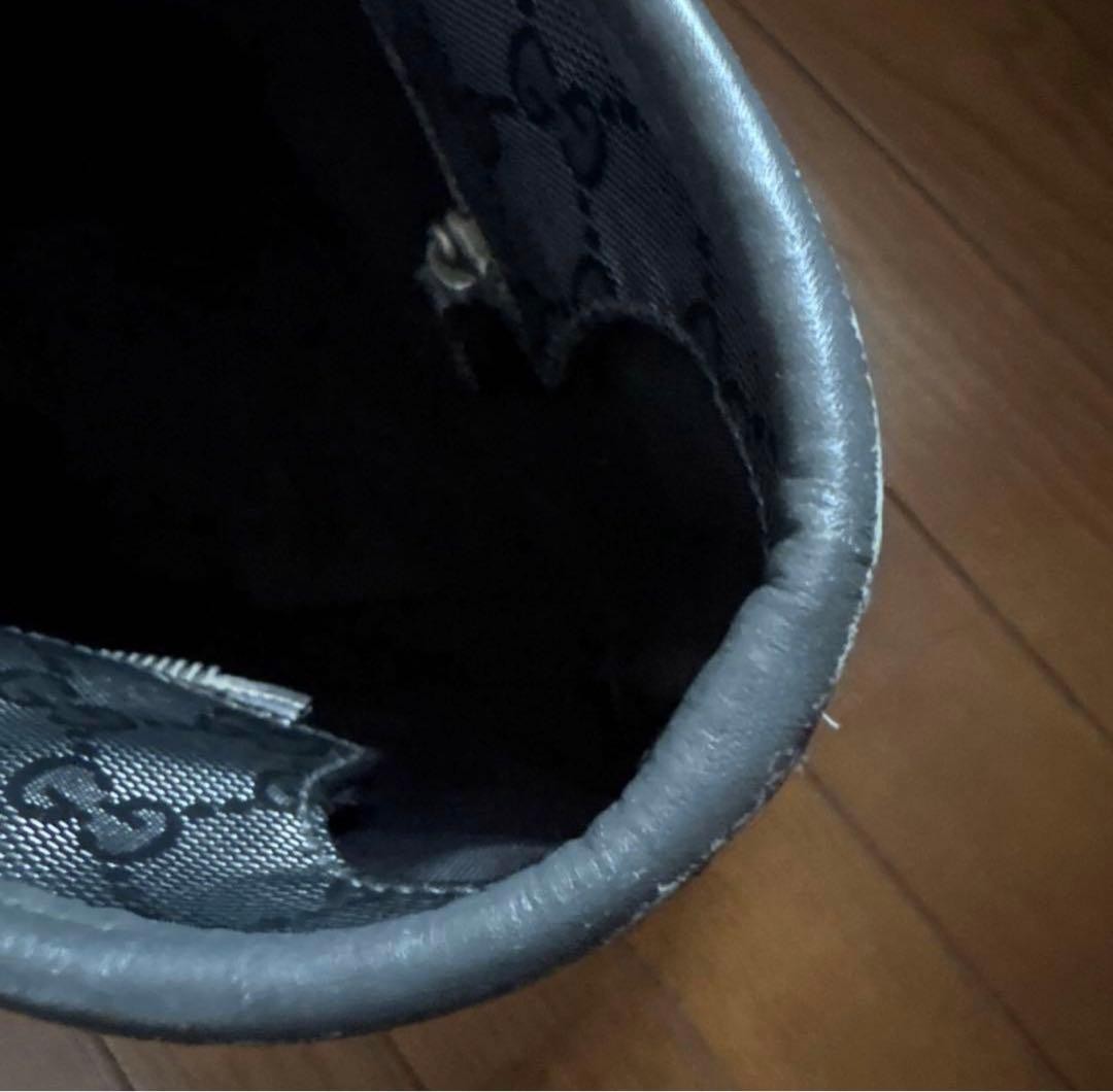 GUCCI 211120 213048 GG Pattern Tote Bag PVC Leather Brown Vintage From Japan thumbnail 6