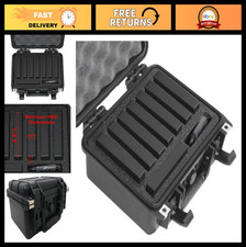 Heavy Duty Waterproof External Hard Drive Case - Airtight, Pressure Relief Valve