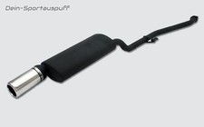 Ulter Sportauspuff BMW 3er E30 4 CYL. Lim., Touring 09/87-08/91 80mm rund