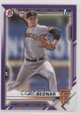 2021 Bowman Draft Purple 3/250 Will Bednar #BD-197 0o6v