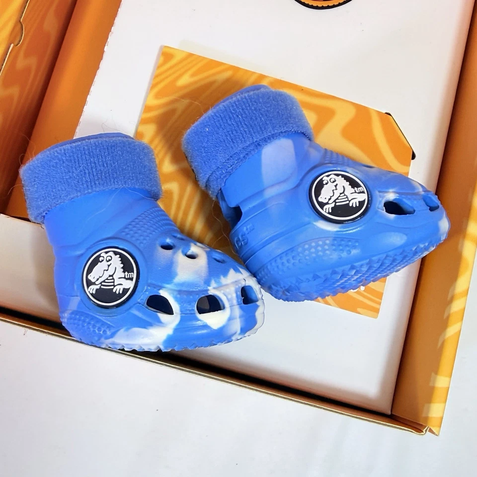 Bark Crocs Pet Dog Boots Shoes Blue Size Small w/ Original Box - Image 4 of 4