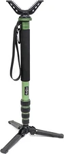 HUNTPAL Hunting Monopod Shooting Stick Gun Rifle Rest Green 