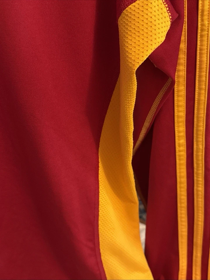 Adidas молодежи мальчиков XL Climacool красный и желтый длинным рукавом спортивная рубашка - Изображение 4 из 4