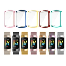 Case + Watch Band Milanese Metal Magnet Strap For Fitbit Charge 5 5th Gen
