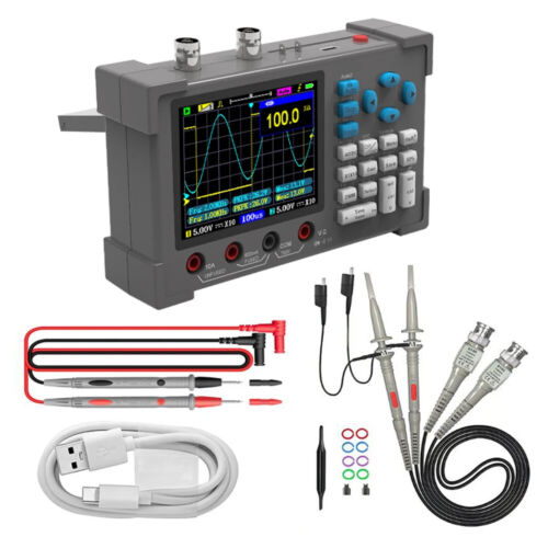3in1 Zweikanal Oszillometer Signalgenerator Maschine 120Mhz Bandbreite 250MSa