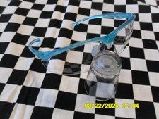 3M Refine201 11735 Clear Anti Fog lens Teal frame Safety Glasses ppe Hot Rat Rod