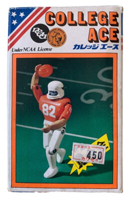 Clover College Ace NCAA Football Gokin Takatoku Made IN Japan Vintage