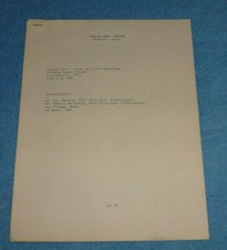 NASA Skylab III Solar Activity Briefing Transcript Sept 6,1973 Booklet