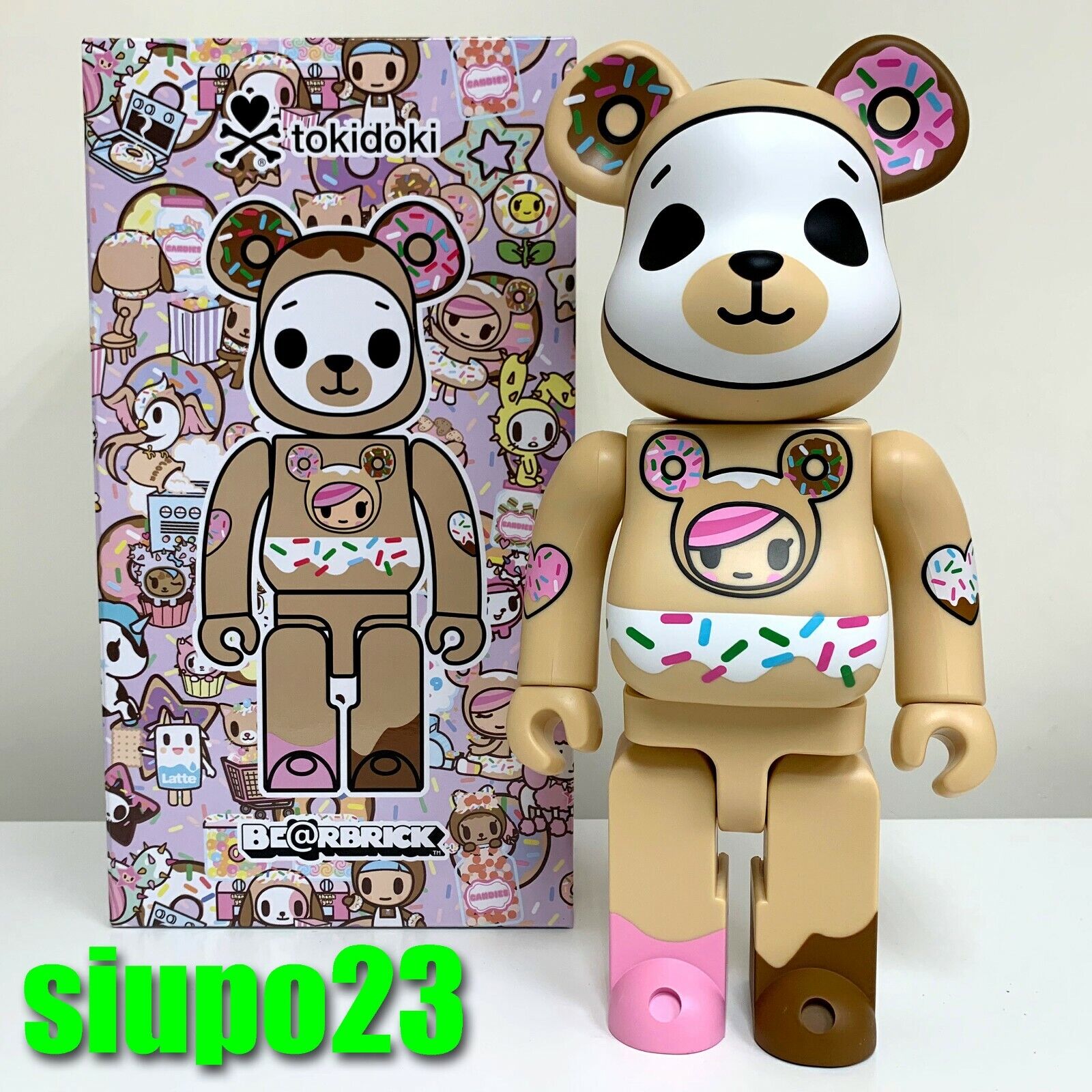 Medicom 400% Bearbrick ~ Tokidoki x Action City Be@rbrick Biscotti Version