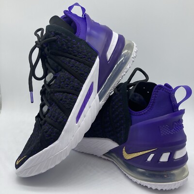 Nike Lebron XVIII 18 ''Lakers'' CQ9283-004 Mens Size 8, 9.5, 10.5 Basketball Shoes