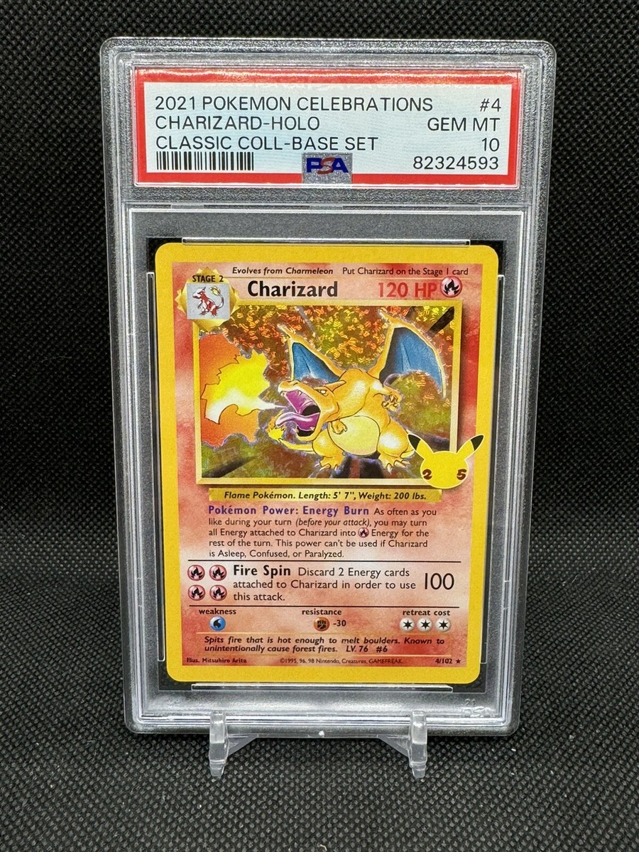 PSA 10 GEM MINT Celebrations Charizard Holo Classic PSA 10 GEM MINT Celebrations Charizard Holo Classic