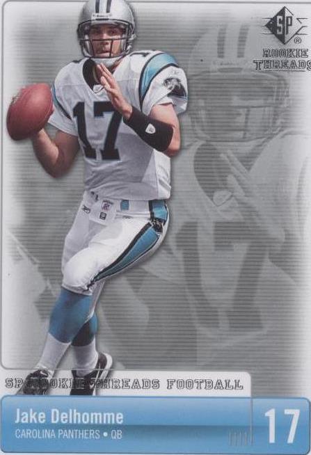 2007 SP Rookie Threads Jake Delhomme #14 - 1 of 2