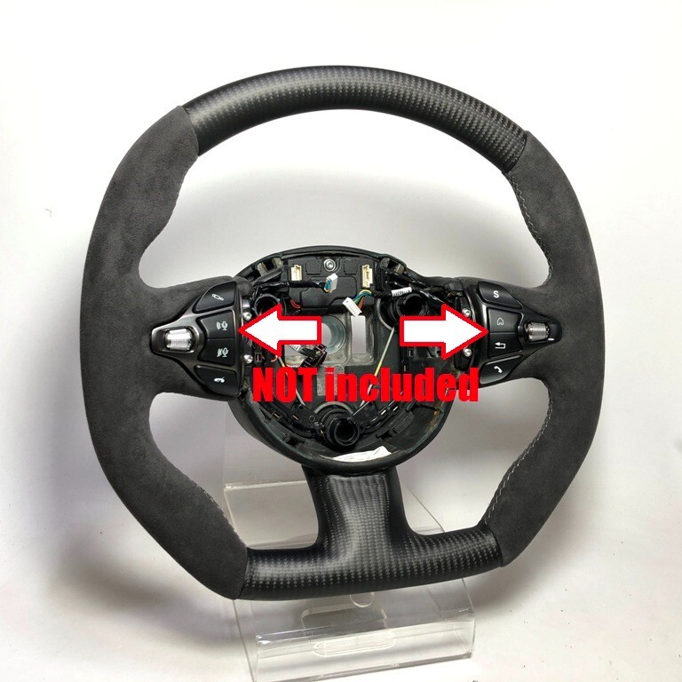 Matte carbon alcantara steering wheel Aston Martin 18 Vantage DB11 Core exchange