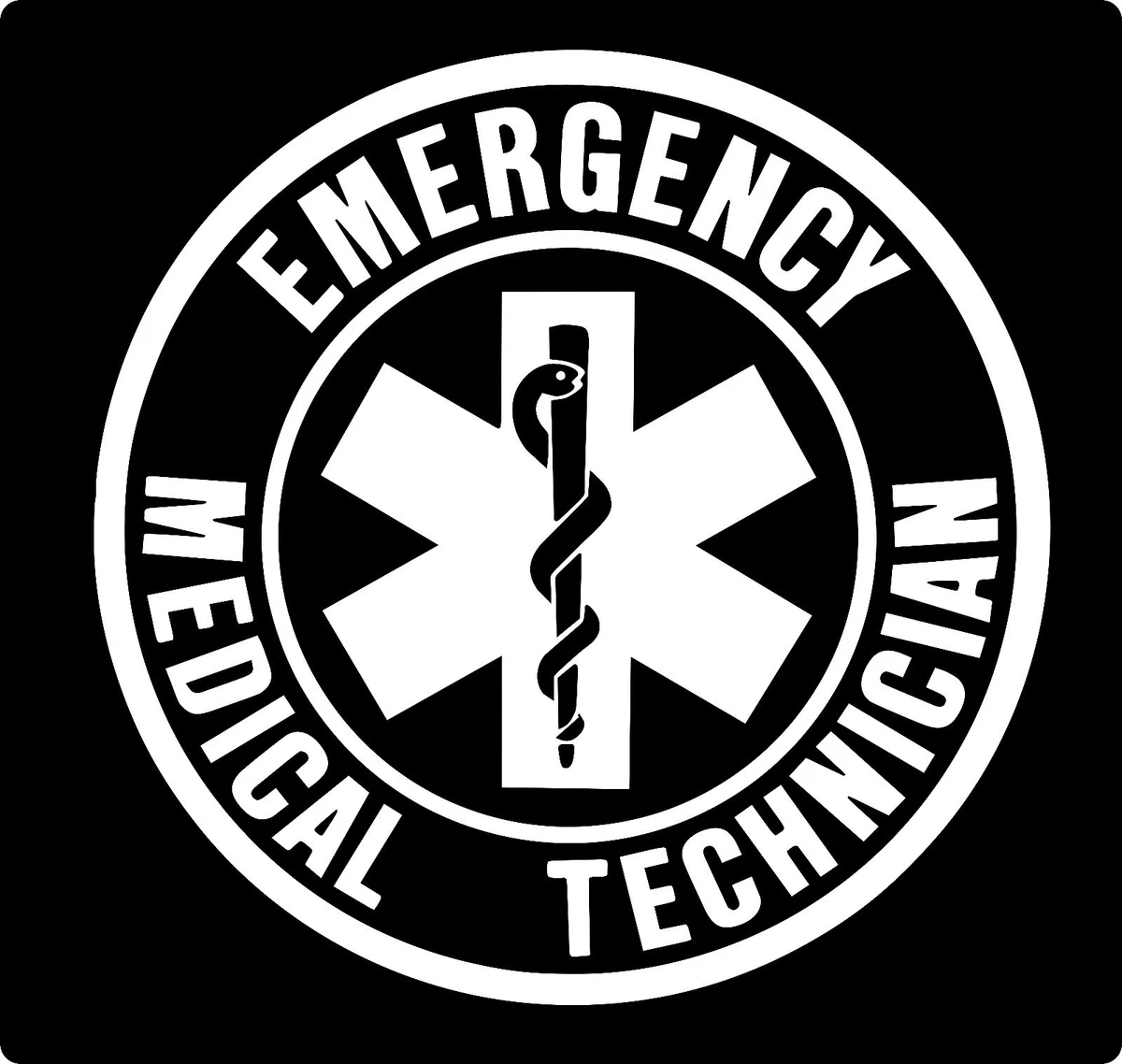 EMT emergency medical technician logo Vinyl Decal Sticker Car Truck Window  | eBay