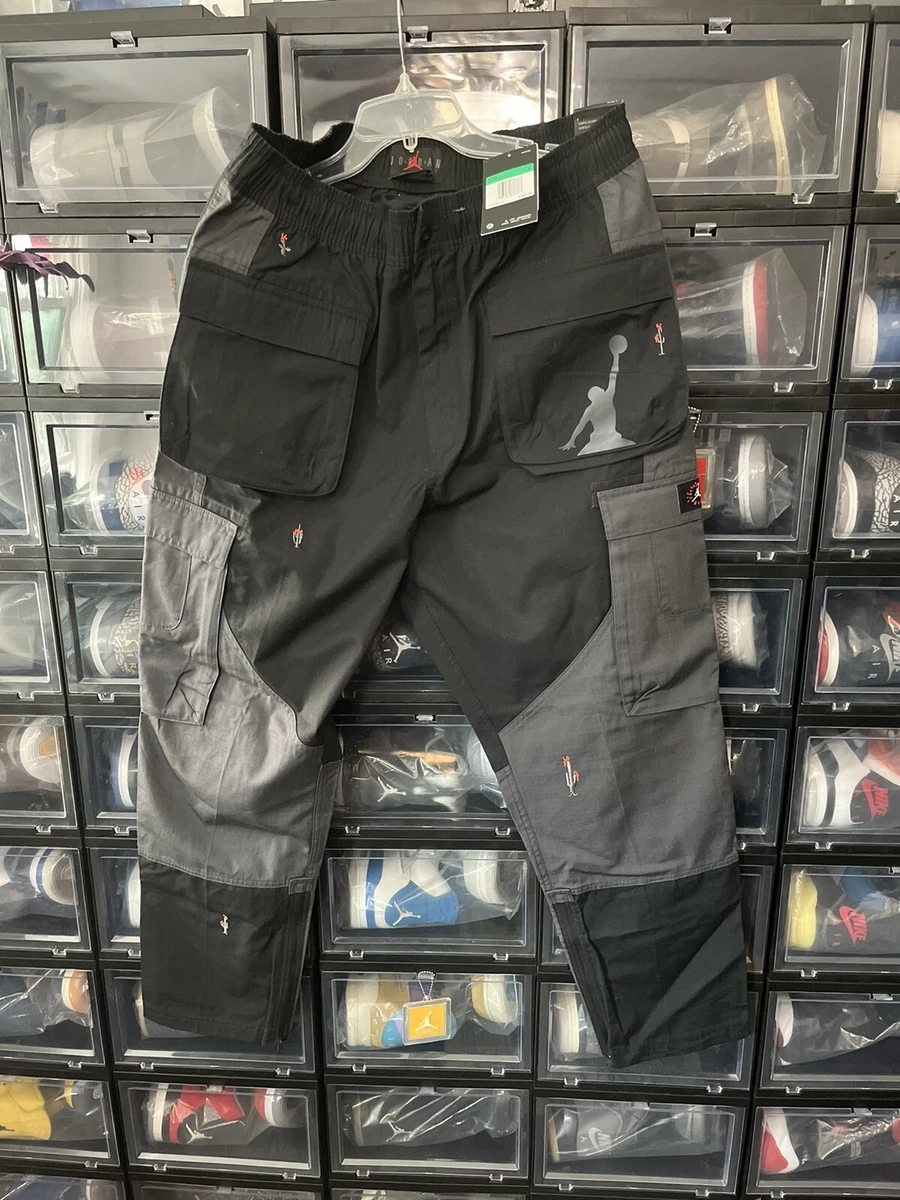 Cactus Jack Travis Scott Jordan Cargo Pant Black Size XL Brand New