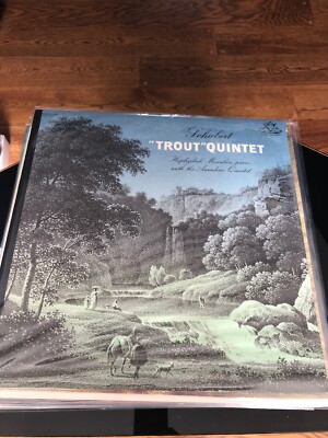 Mint-  Schubert  Trout  Quintet Angel Records Classical Piano Stereo LP