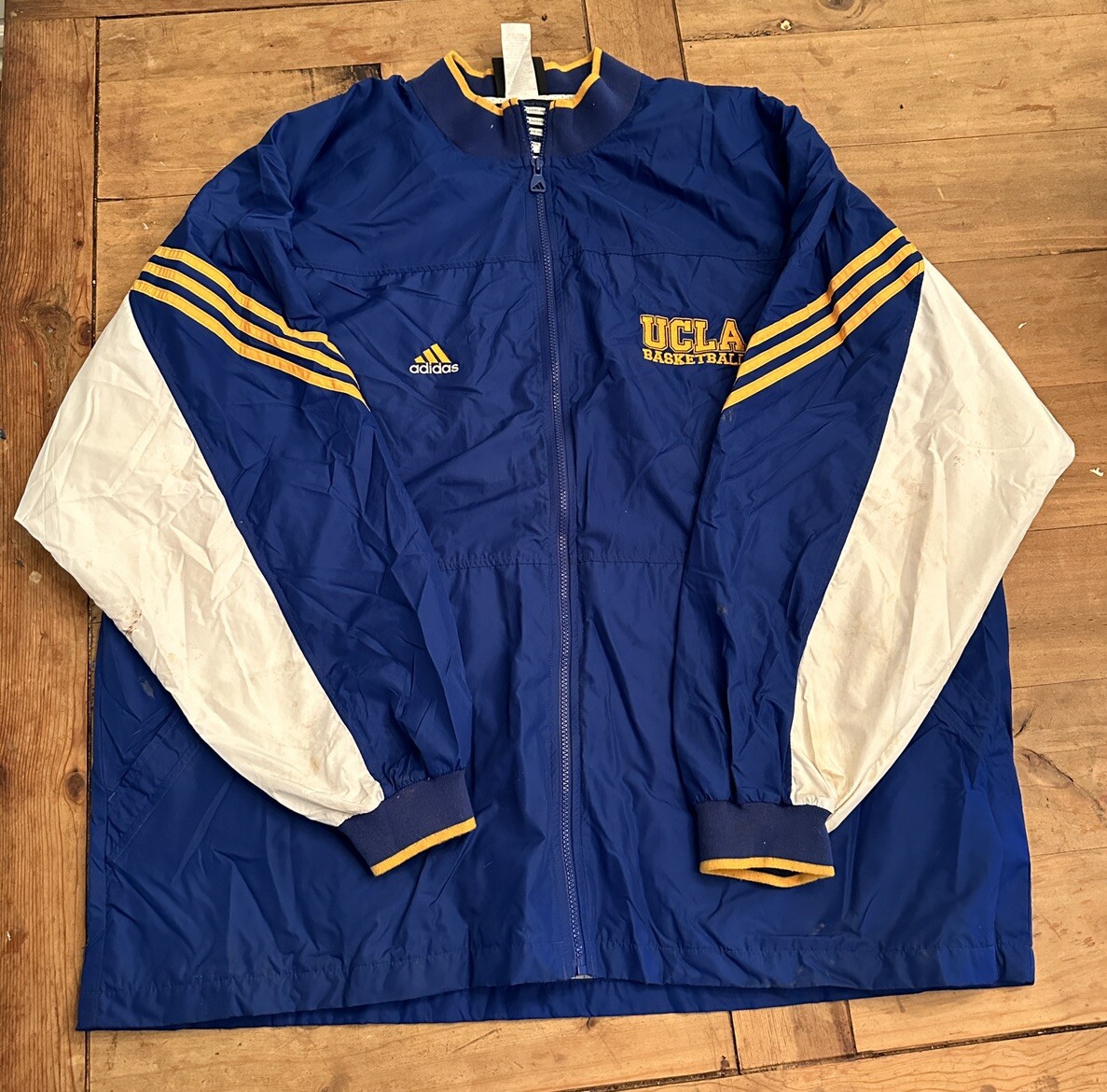 UCLA Men's Basketball Team Issued Warm Up Jacket Men's 3XLT Blue