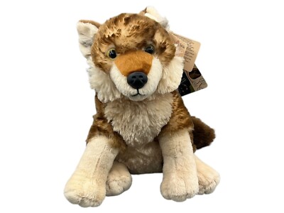 Fahlo The Scout Plush Red Wolf With Real Wolf Tracking 10''