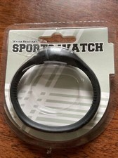 Orologio sportivo ultraleggero resistente all'acqua (10 grammi) nero nuovo