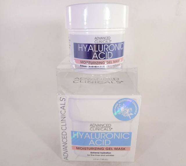 Advanced Clinicals Hyaluronic Acid Moisturizing Gel Mask 5 fl oz {HBA