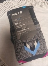 Youth STANCE over-the-calf FEEL 360 Technology Stance Socks Youth Sz L Gray. New