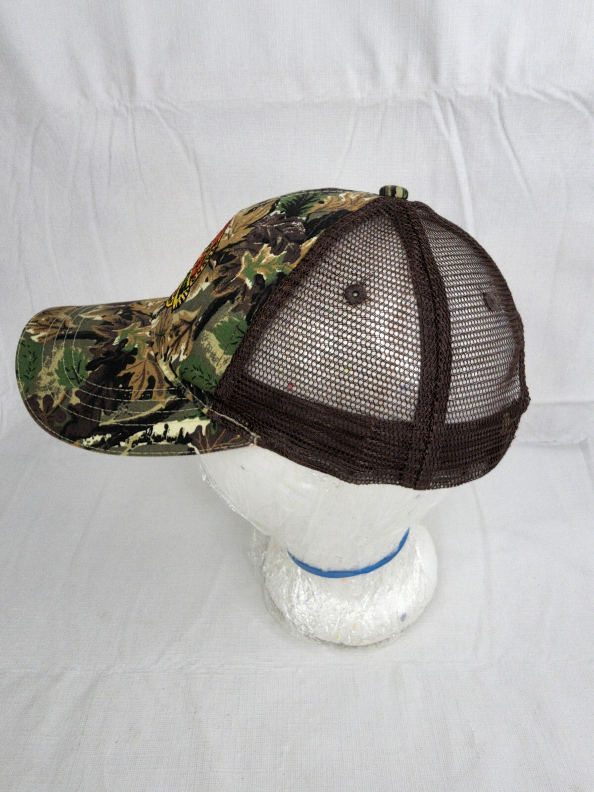 Gorilla Glue Hat Adjustable Camouflage Orange Trim M… Gem