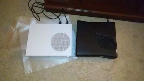 Microsoft Xbox One S 500GB Gaming Console White 2 Controller Included with  Battlefield 1 BOLT AXTION Bundle Used 