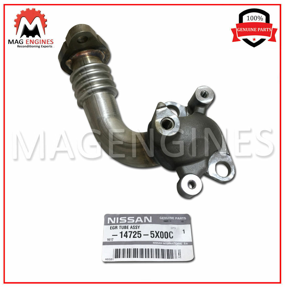 14725-5X00C GENUINE OEM EGR COOLER PIPE 147255X00C | eBay