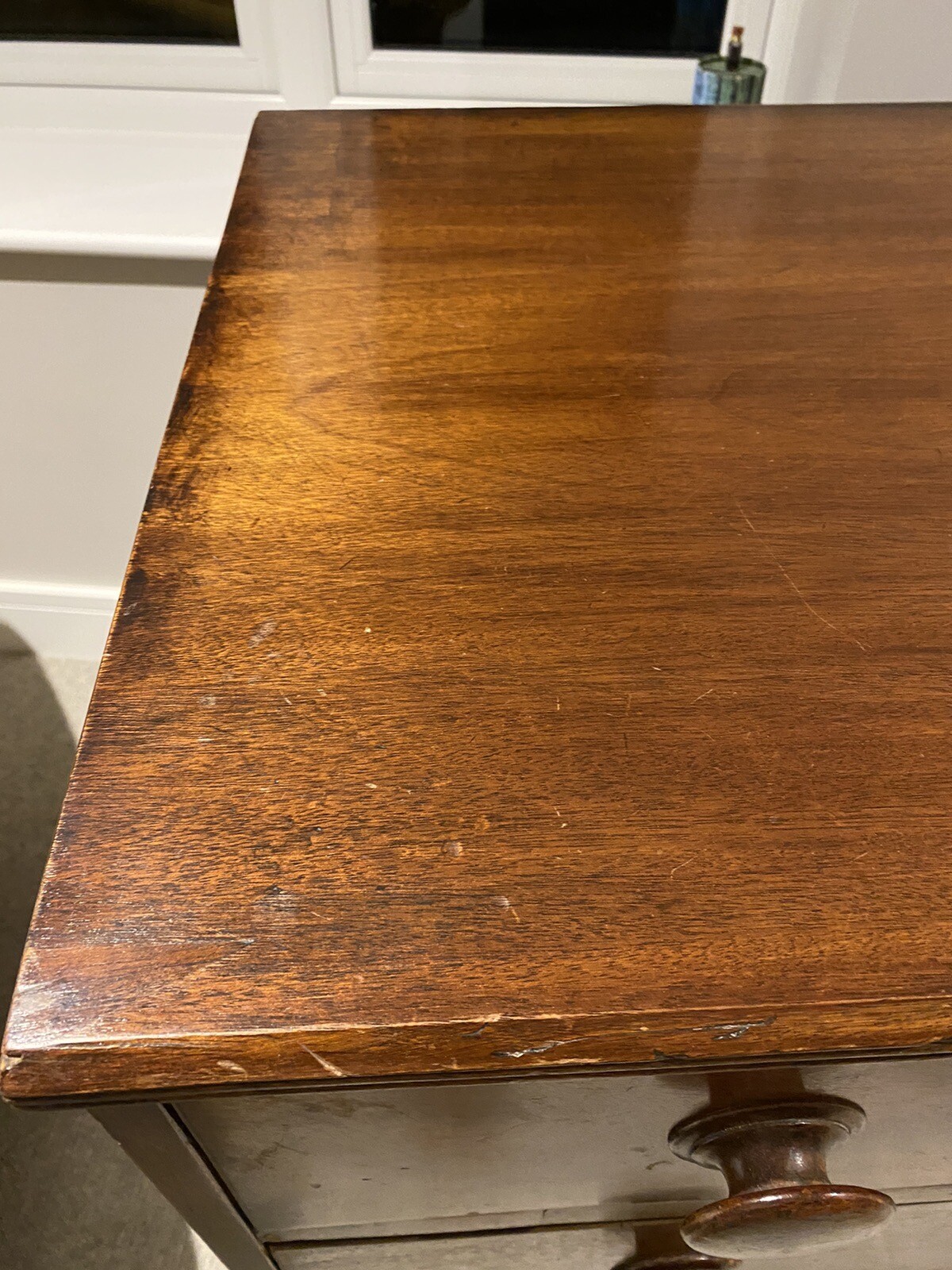 Antique mahogany chest of drawers eBay