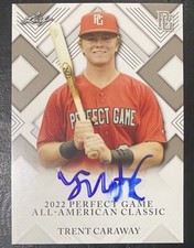 🔥🔥 2022 Trent Caraway Signed Perfect Game Auto Oregon State