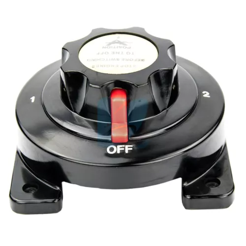 Heavy Duty Marine Dual Battery Switch Isolator Selector Both 1 2 Off for Boat RV - Picture 5 of 9