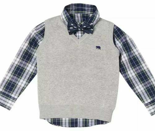 Andy & Evan ~ Four (4) Piece Sweater Vest Set ~ Boy's Size 5 - Picture 3 of 12