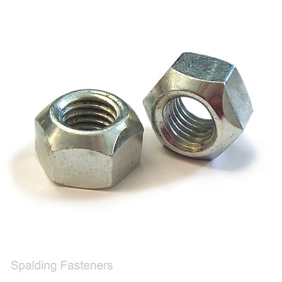 UNF Imperial Grade C Ganzmetall Zink Stover Sicherungsmuttern 1/4 5/16 3/8 7/16 1/2''