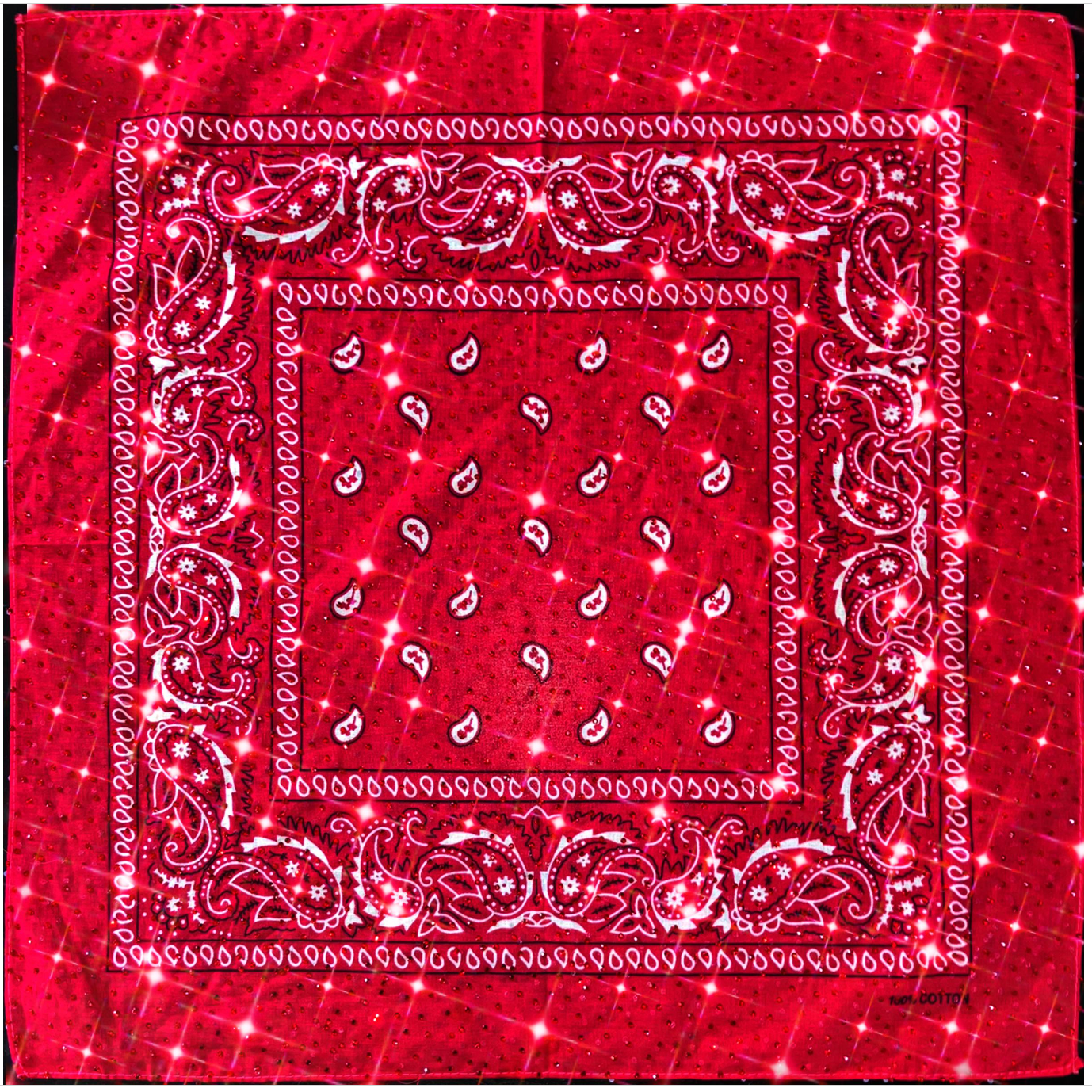 Swarovski Crystal Unisex Bandana in 23+ Vibrant Colors for Style and Elegance