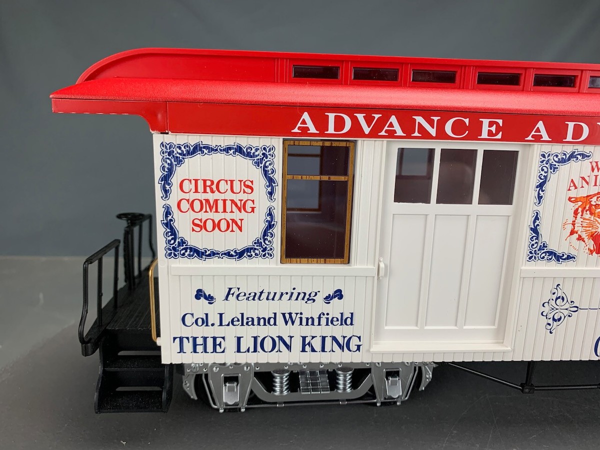 G Scale LGB 3181-Dg Wilson Brothers Circus Combine Passenger Coach