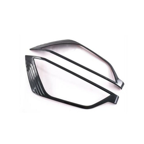 Carbon Fiber 2X Front Headlight Lamp Cover Trim For Isuzu D-Max Dmax 2021-2024 - Picture 4 of 6