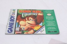 Nintendo Gameboy Color - Donkey Kong Country - FRENCH Instructions Manual Only