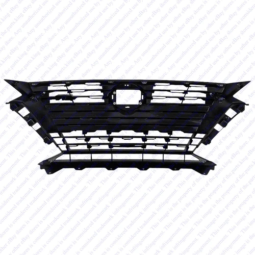 Front Bumper Upper Grille & Grille Molding Set For 2023-24 Nissan Altima SR NEW - Imagen 6 de 10