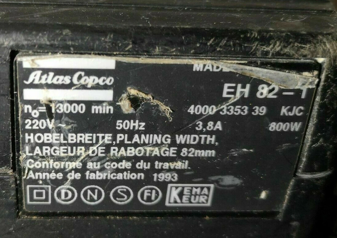 Replacement Belt for EH821 EH82-1 Atlas Copco Planer 4931300967 Timing Belt B35C