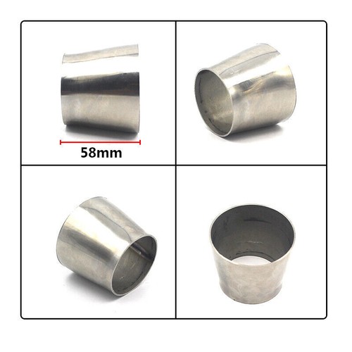 2.5'' 63mm to 3'' 76mm OD Stainless Steel Weldable Exhaust Pipe Reducer Adapter - Picture 2 of 2