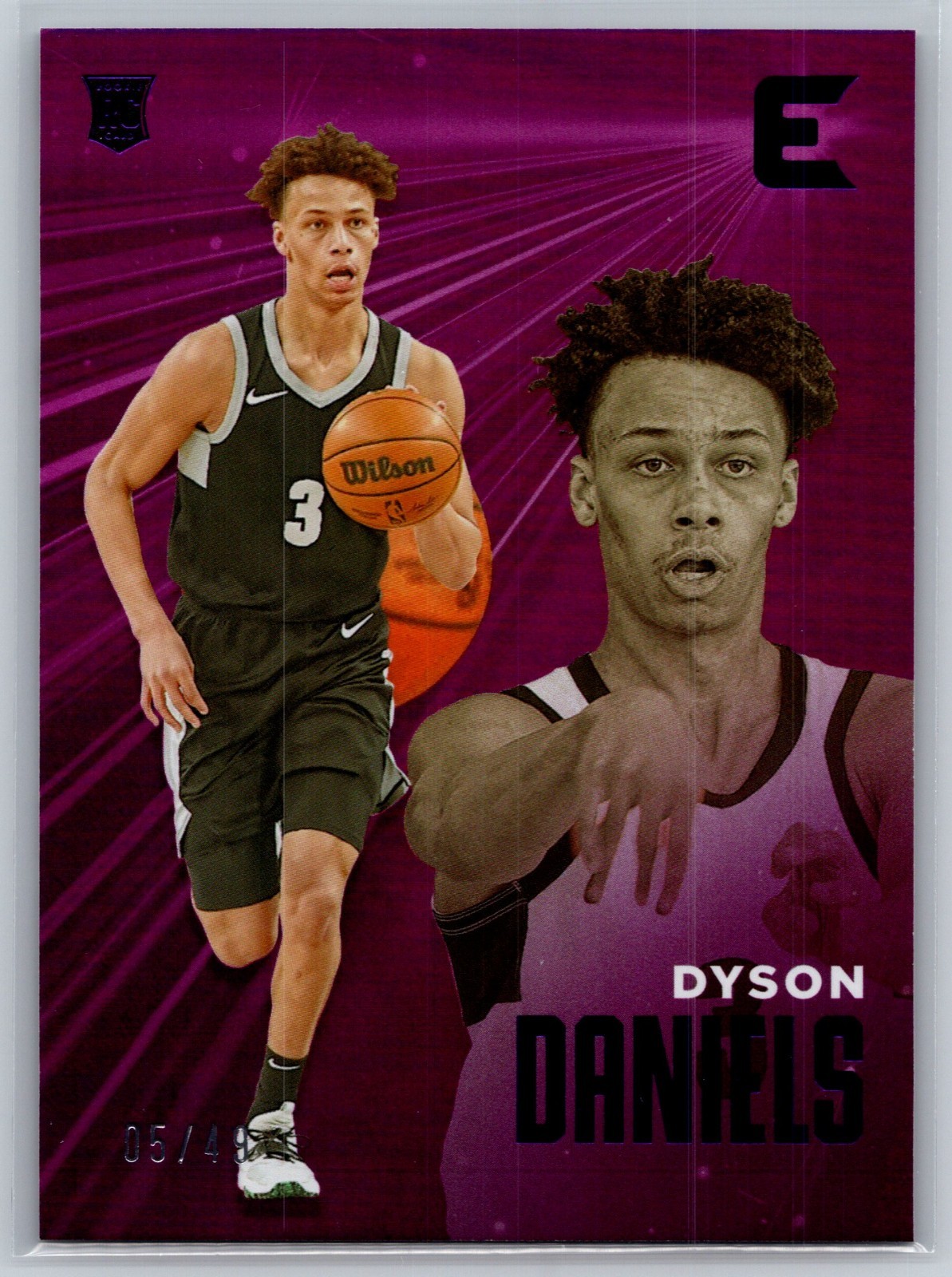 2022-23 Chronicles Draft Picks - Essentials Dyson Daniels #7 Purple /49 (RC)